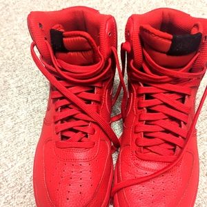 Nike air force 1 high cut ( men) size 8 red